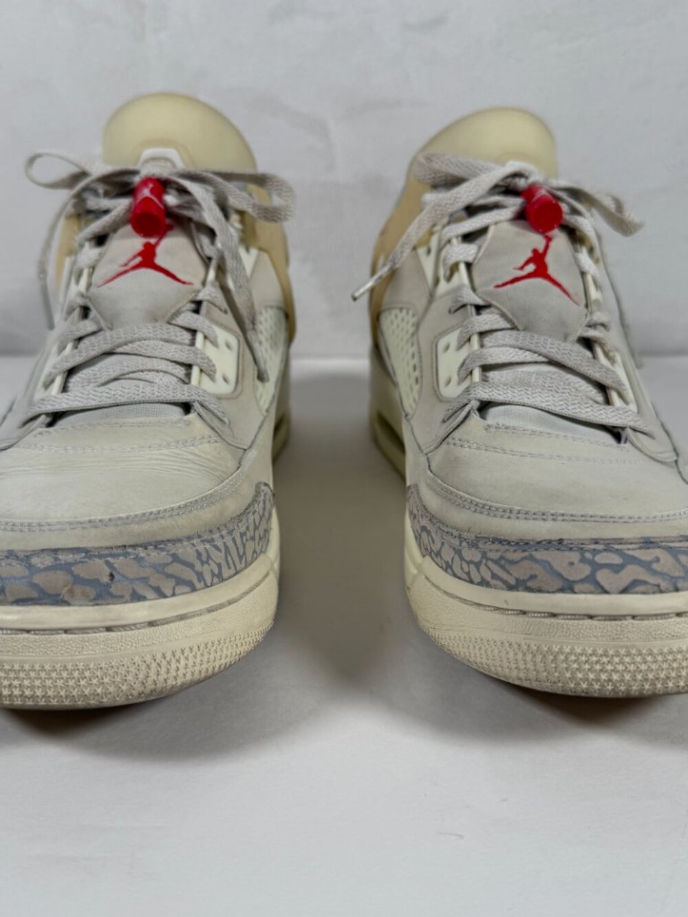 Nike Air Jordan Spizike Sneakers Men Size 13 Brooklyn Low Coconut Milk EUC - Picture 3 of 10